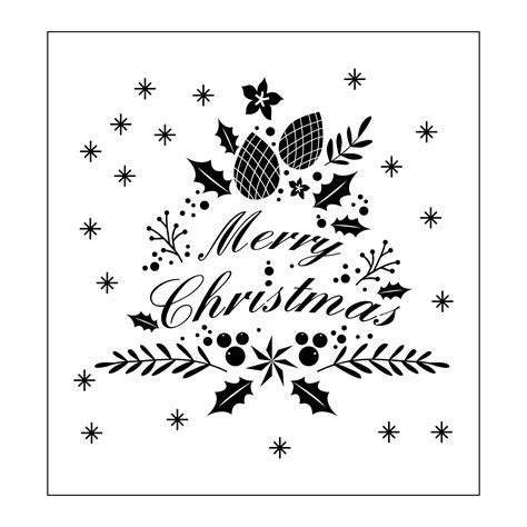 Printable Christmas Cards Black And White